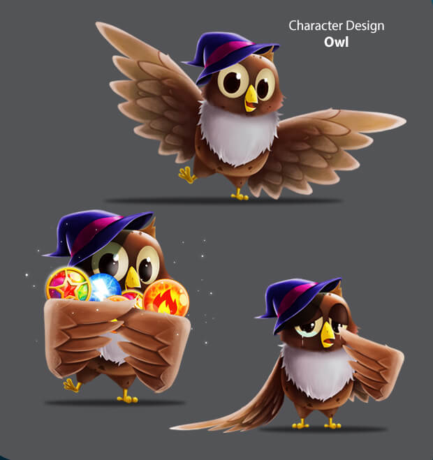 Get 2D characters design services