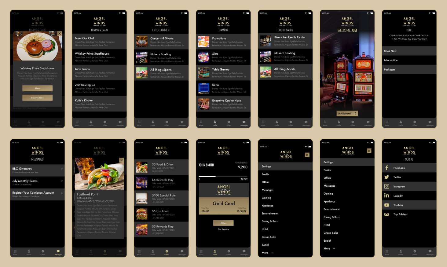 Angel Wind App UI-UX