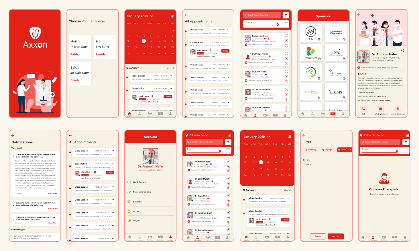 Axxon App UI-UX