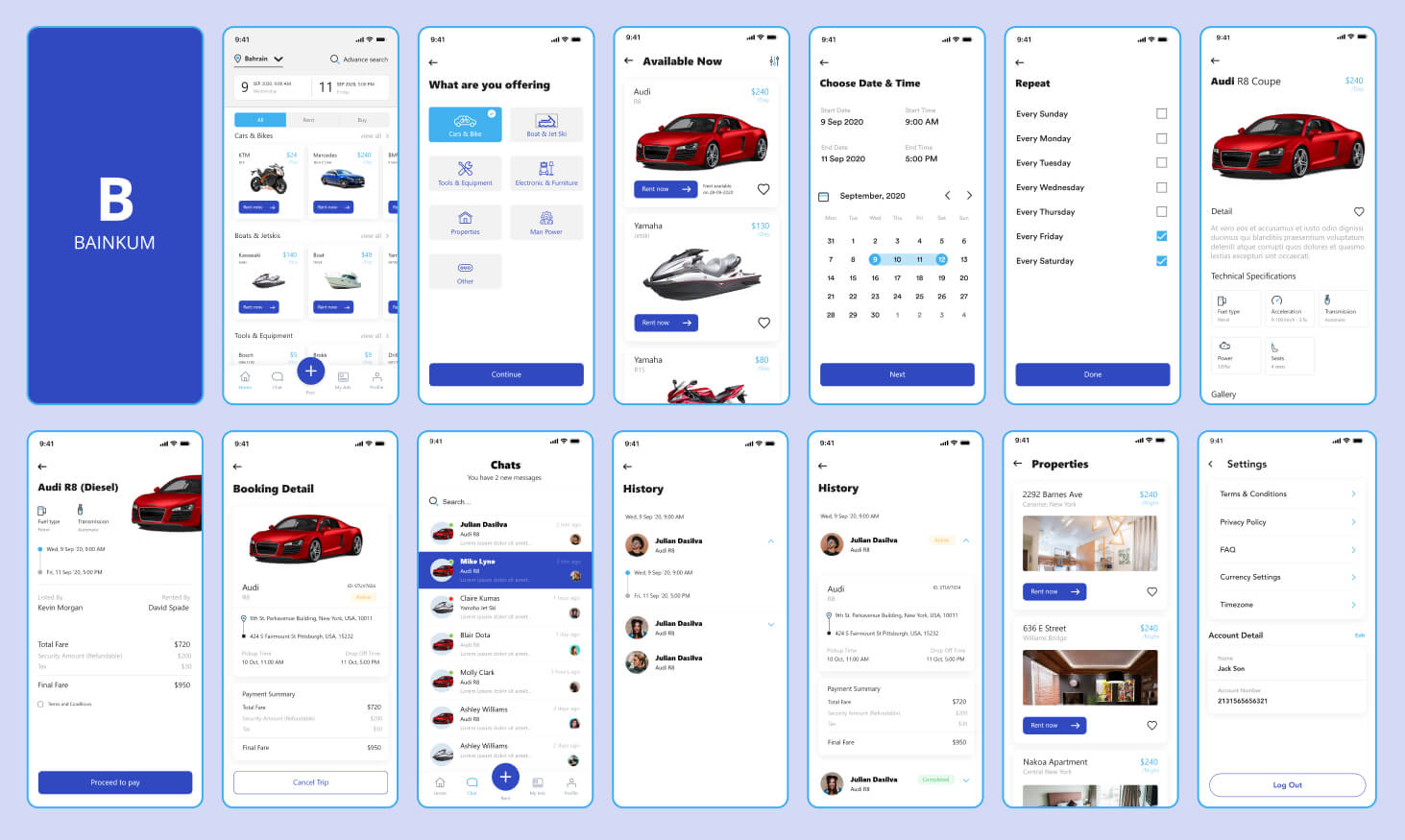 Bainkum App UI-UX