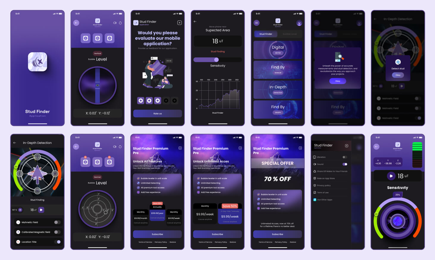 Stud Finder App UI-UX